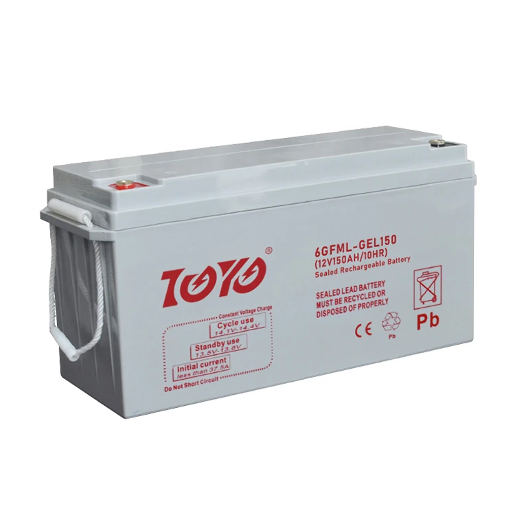 TOYO 2024 12V 150AH Long Service Life Deep Cycle DOD Rechargeable Sealed Lead Acid Battery