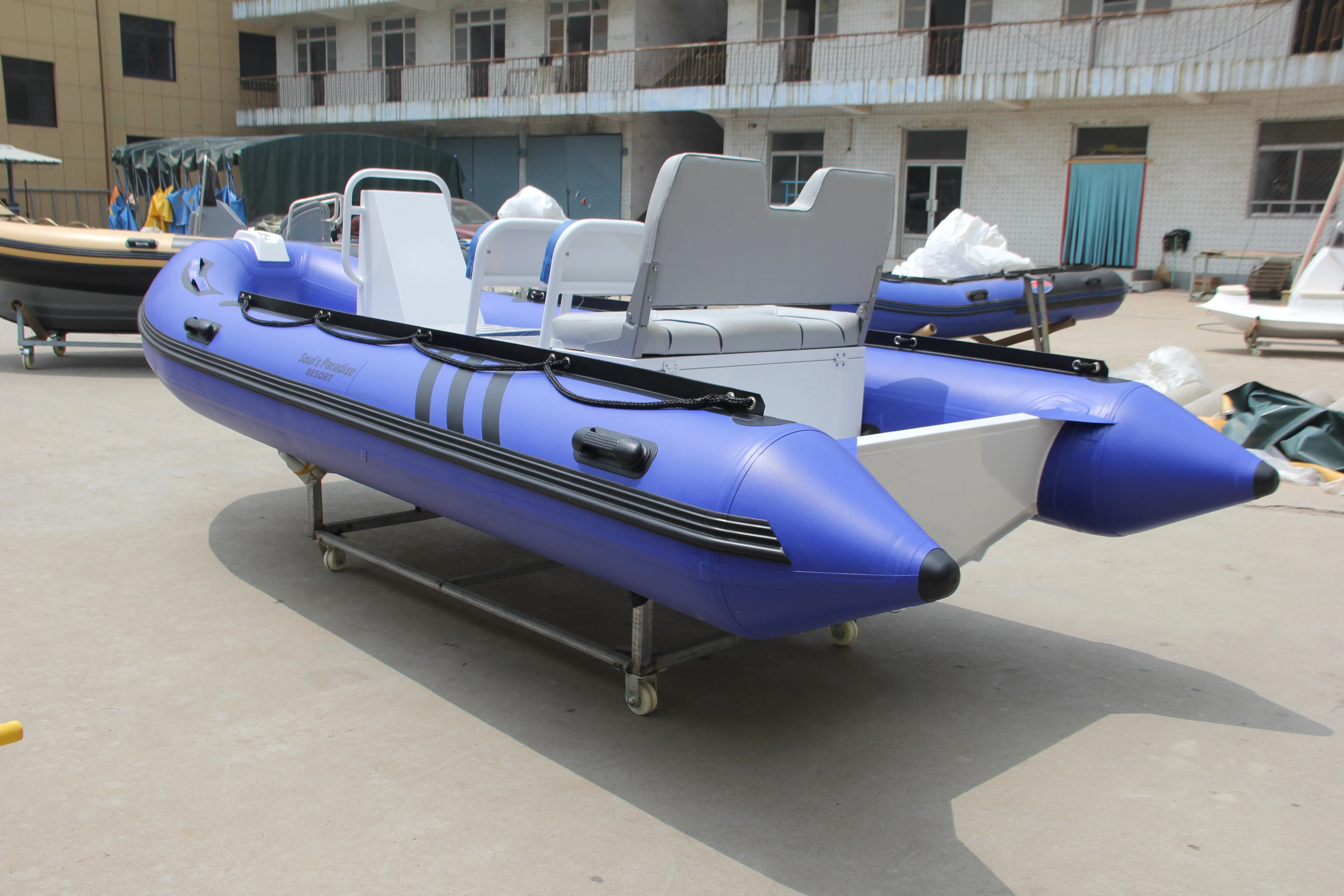 Aluminum Leisure Fishing Mini-Boat/Speed Yacht Mini Inflatable Dinghy Boat for Drifting in Ocean Waters