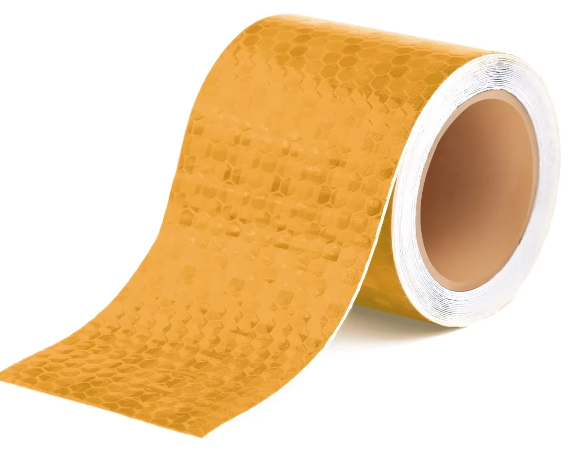 Wholesale High-Visibility PVC Honeycomb Reflective Tape for Enhanced Truck and Vehicle Safety