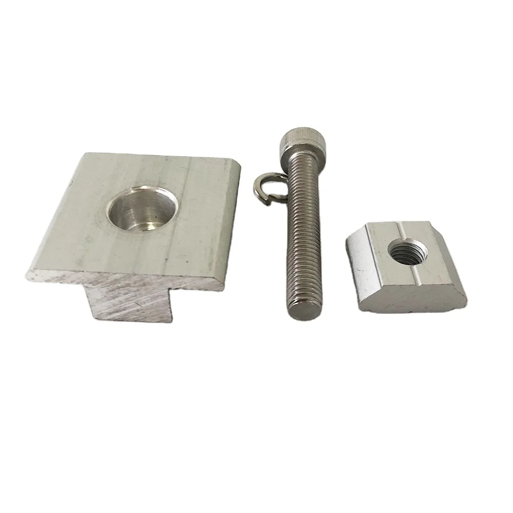 Solar Mounting Rapid Solar Bracket aluminum Middle Clamp and End Clamp Accessories