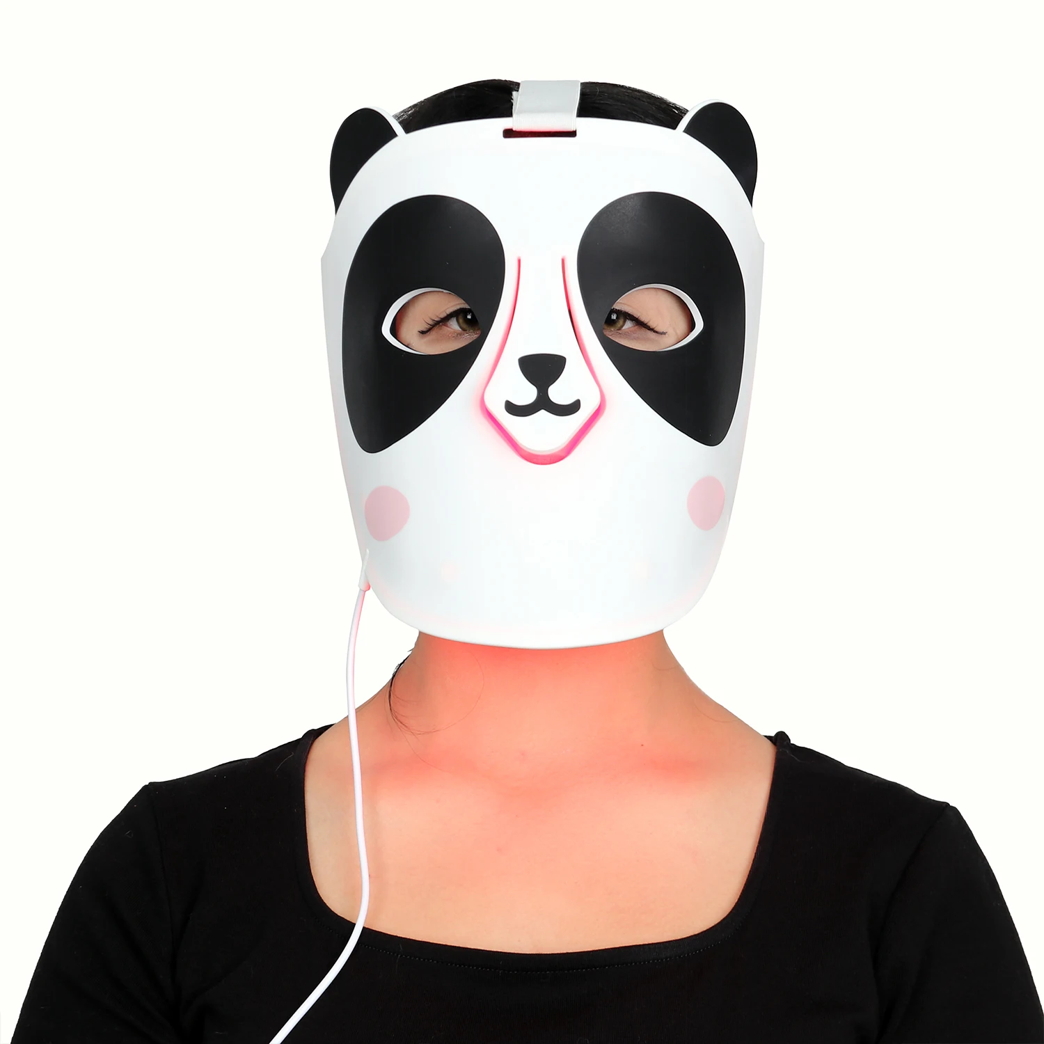 Sunsred New Design Wholesale Led Beauty Face Mask Infrared 4 in One Led Face Mask Red Silicone