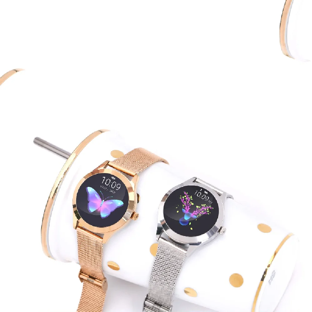 
Newbeats 2021 Hot Sale Newest Lady Smart Watch Kingwear KW10 Waterproof IP68 Smart Watch for Women 