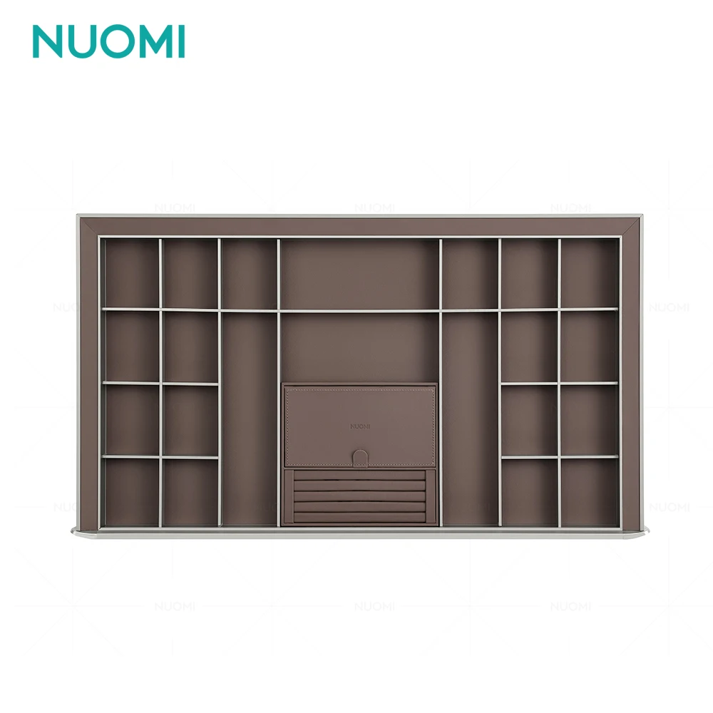 NUOMI HERA Bedroom Wardrobe Hardware Soft Close Decorations Shelf Drawer Pull Out Sliding Organizer Metal Leather Jewelry Tray