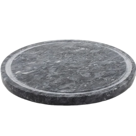 New design Round marble chopping board for cheese and vegetable
