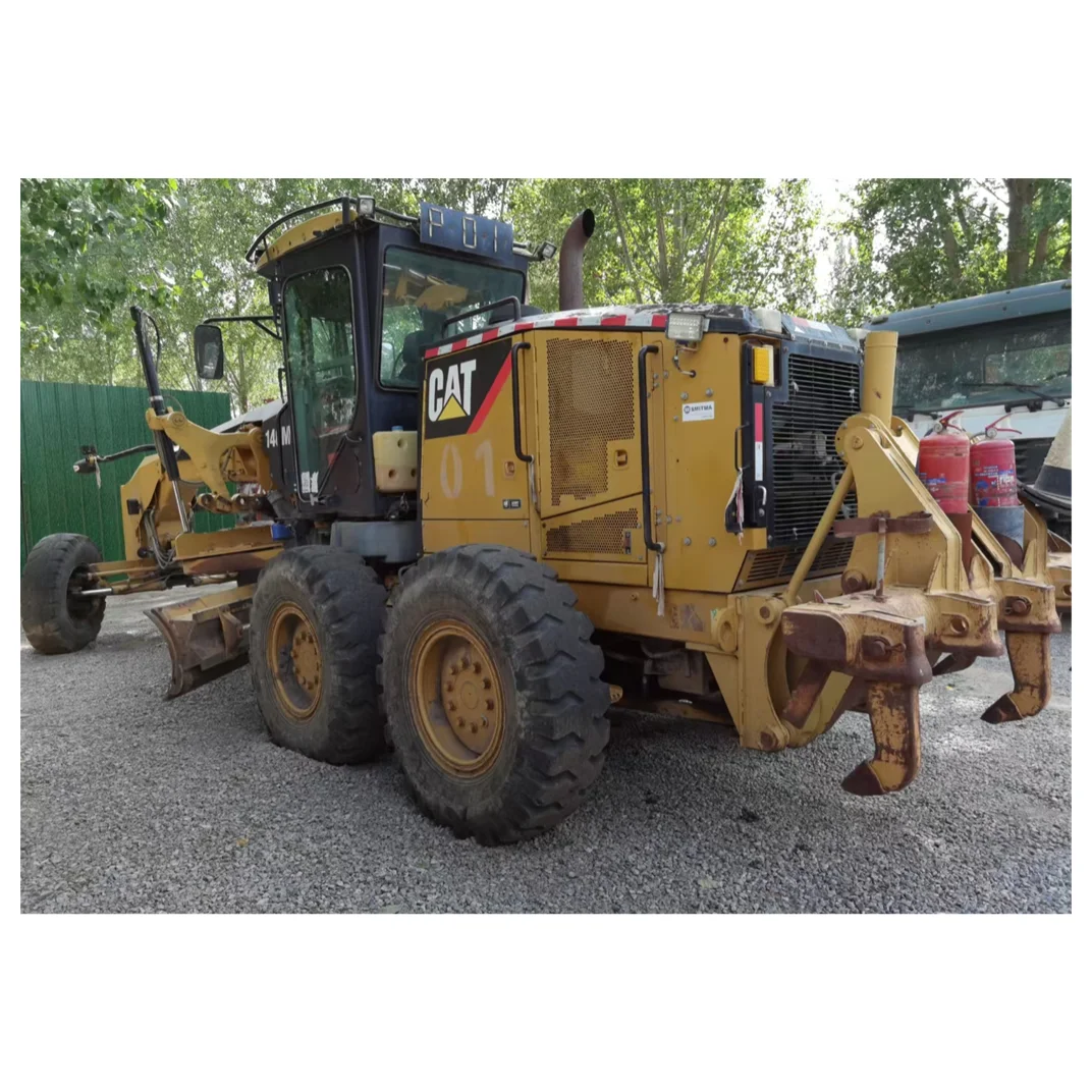 Used motor grader CAT140M original Brazil made Caterpillar 140M strong working ability superior performance up for sale