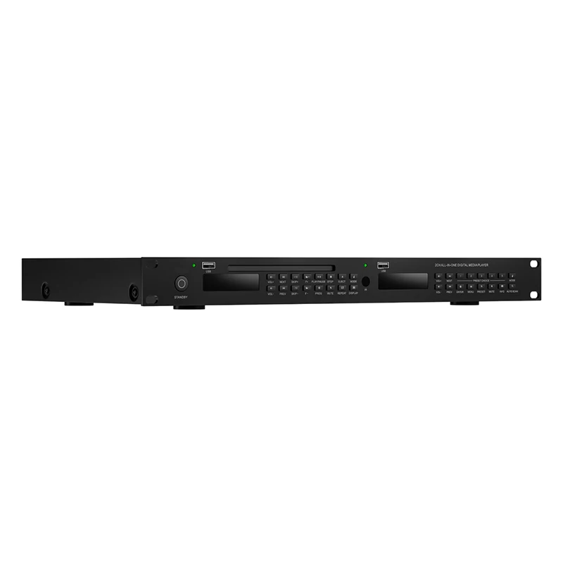 Audio Source Music Play High End 2CH All-in-One Digital Media CD Player bluetooth USB FM AM PA System