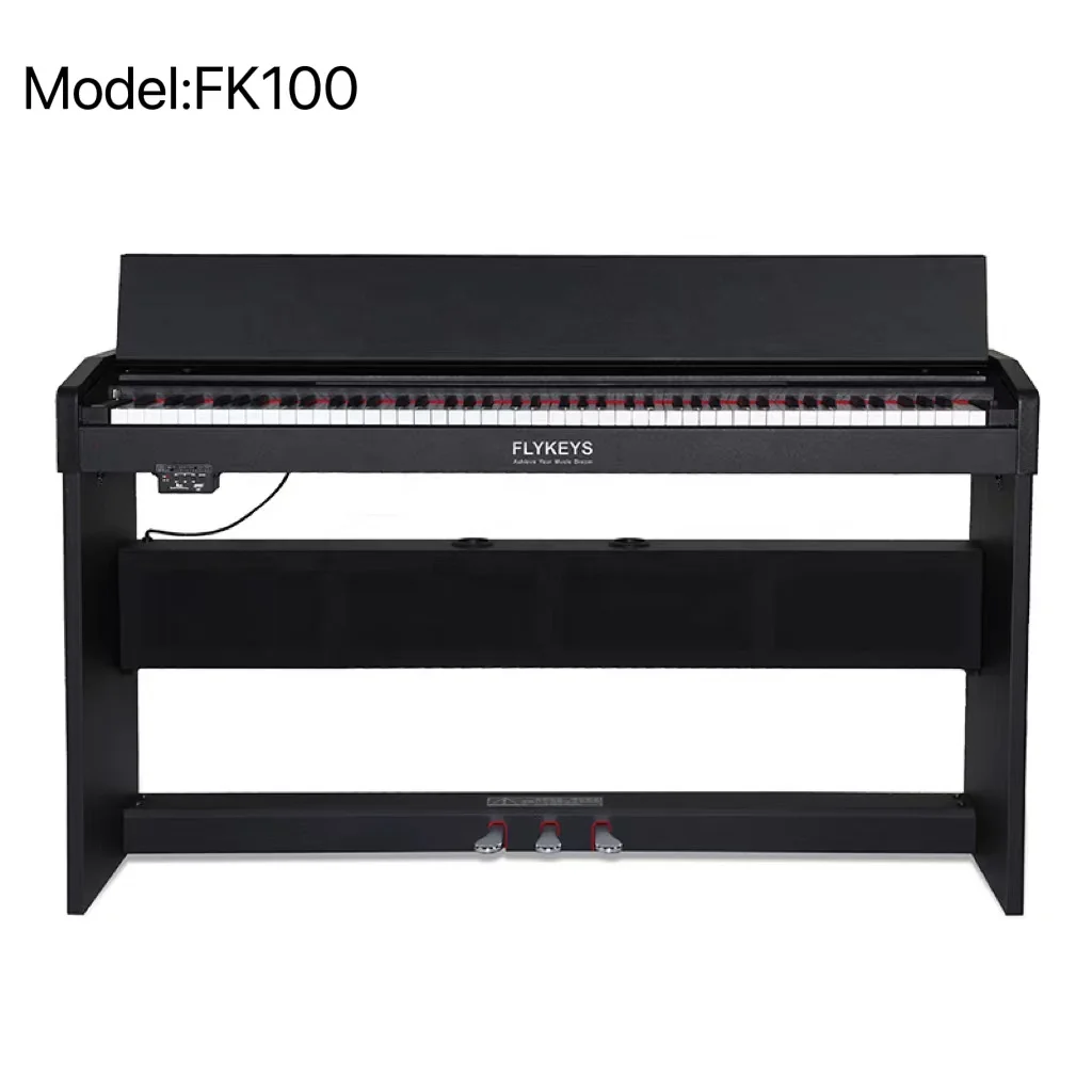 High Quality Digital Piano 88 Keys Hammer Action Keyboard Wholesale Price Flykeys FK100