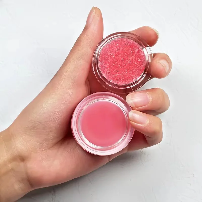 Wholesale Mini Lip Scrubs 2 In 1 Lip Scrub And Balm Private Label Lip Scrub With Brush