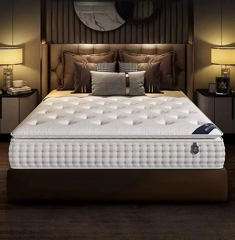 Hotel Sleeping Modern Design Queen King Size latex spring mattress