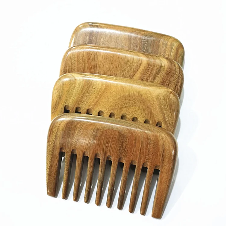 Popular hand make high quality sandal wood custom beard comb for men