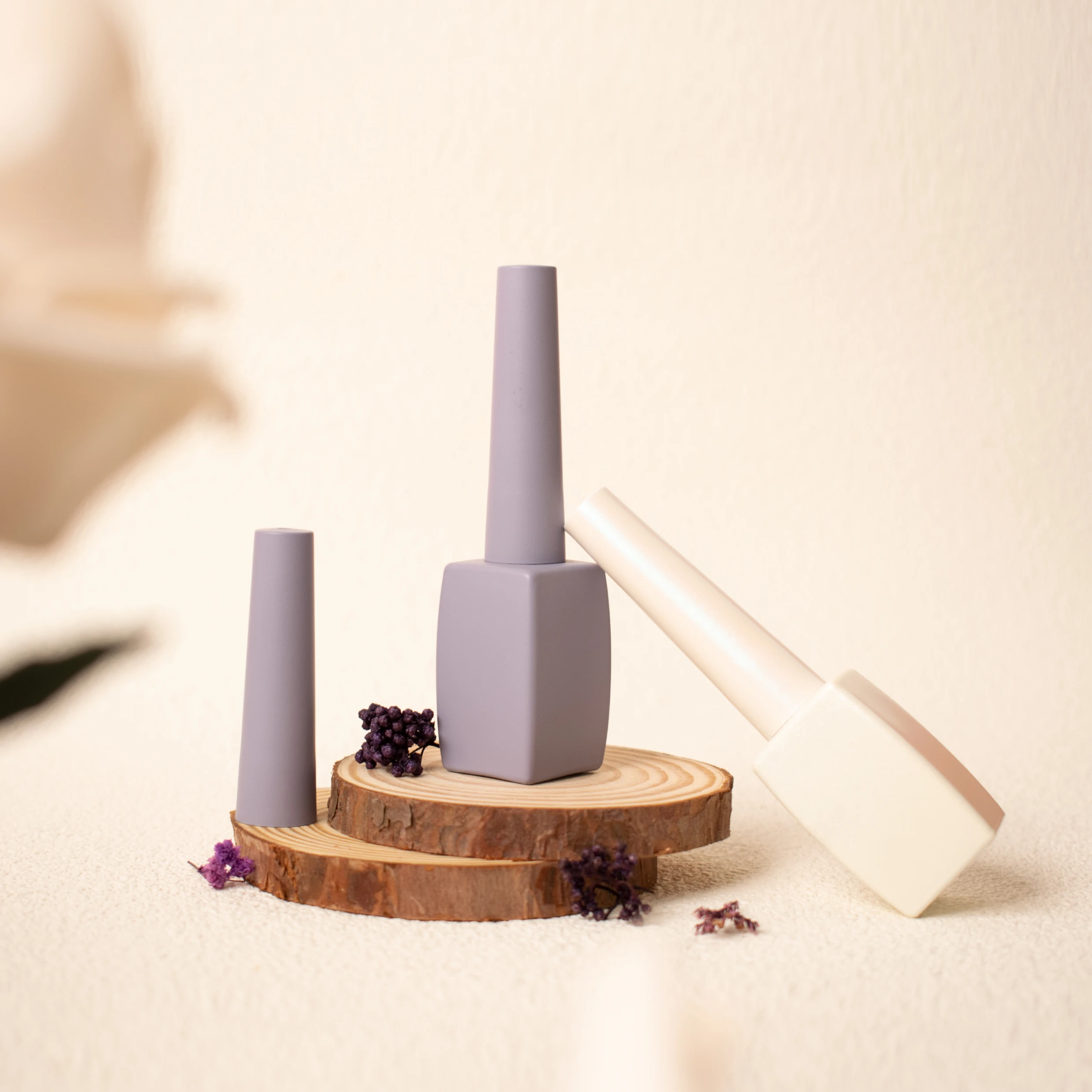 15ml matte unique gel nail polish oil glass bottle with brush custom made alcohol free nail polish glass bottle