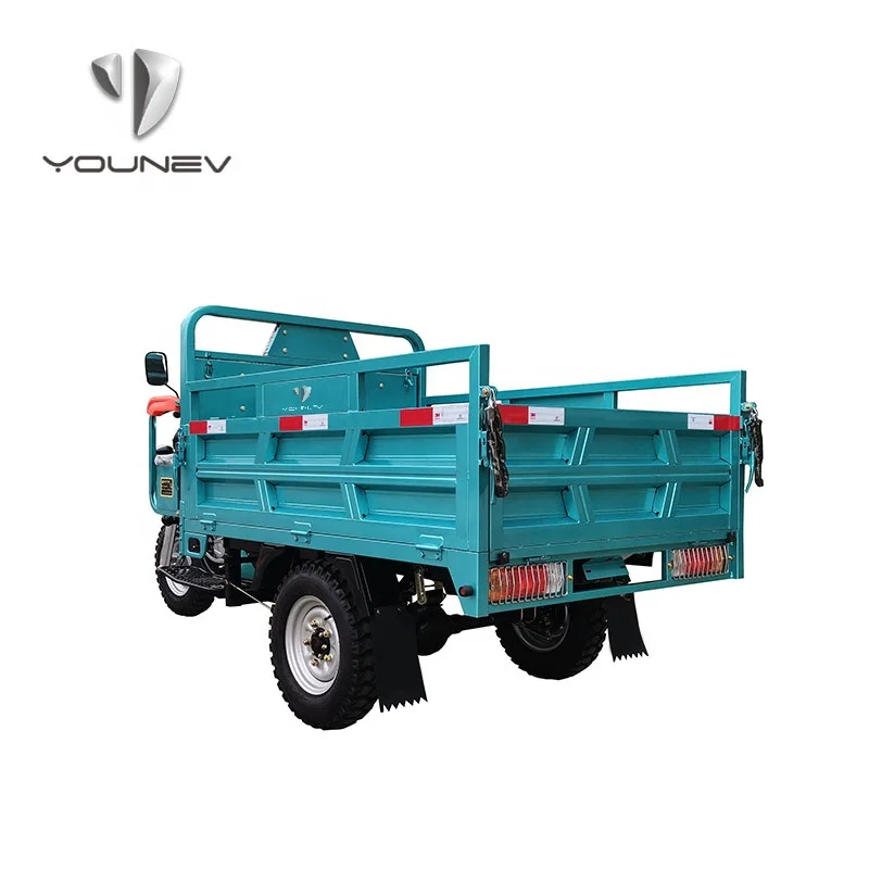 YOUNEV gasoline cargo tricycle 175cc heavy load 3 wheel motorcycle for adult