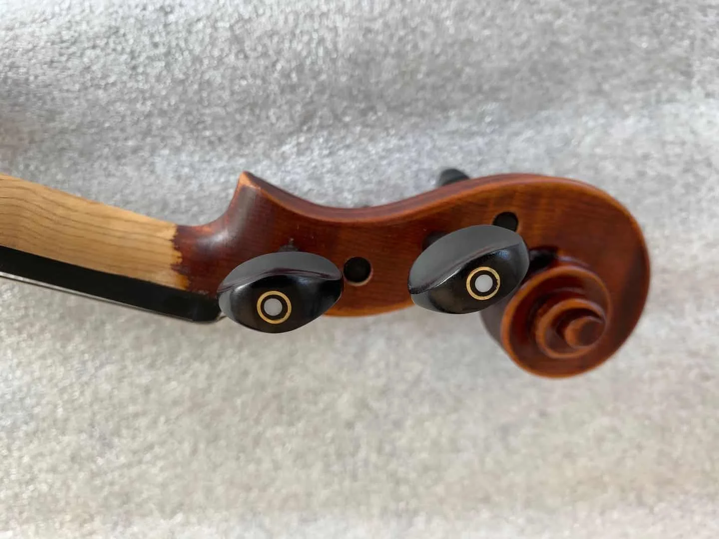 Aiersi 4/4violin student handmade high grade Professional flame maple dark brown Violin 4/4 Ebony accessory case brazil wood bow