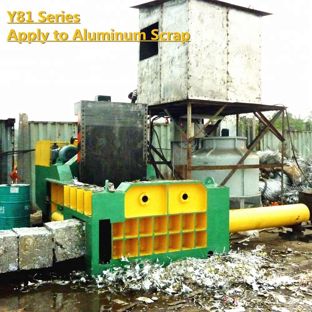TF Special Design Hydraulic Scrap Aluminum Cans Baler Machine