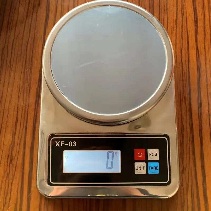 High Quality Stainless Steel Material Silver Color 10kg Digital Kitchen Weighing Scales