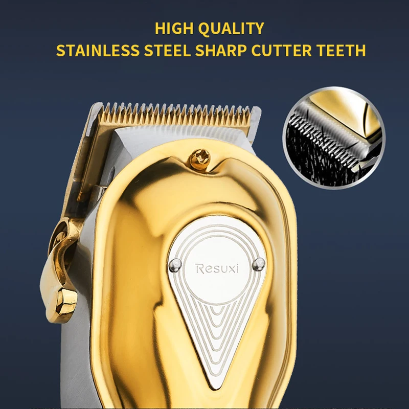 
Best Quality Hair Clipper Professional Electric Hair Trimmer for Men Cordless Hair Clippers for Stylists and Barbers 