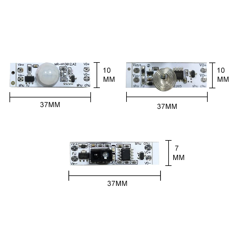 Индуктивный выключатель на короткое расстояние модуль переключателя датчика сканирования освещения шкафа сенсорный переключатель 12-24 В