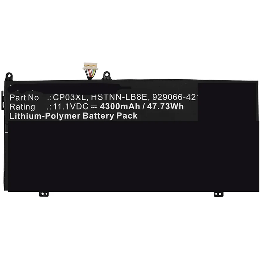 11 1 В ноутбук Li-Polymer для HP 929066-421 929072-855 CP03060XL Spectre 13-ae006no X360 13 Кабриолет 13-ae000