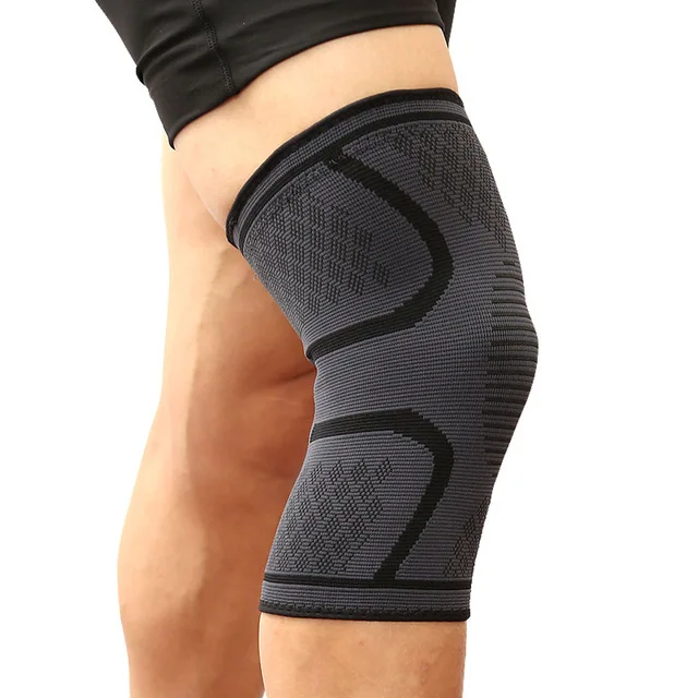 Knee Support Protect Fitness Running Cycling Braces Kneepad Elastic Nylon Sport Gym Knee Pad Warm Sleeve#HX-17