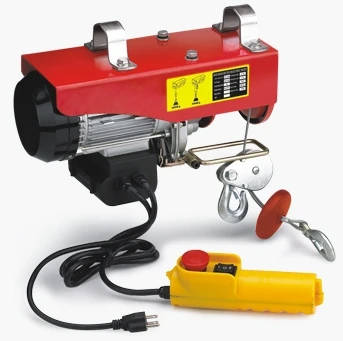 220V PA Mini Electric Wire Rope Hoist/Lifting Cable Pulley Winch 100kg-1000kg