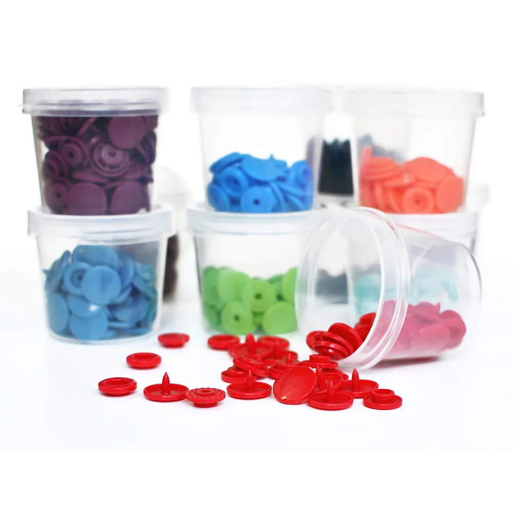 New environmental POM Resin T3 T90 customized smooth unpolished 10mm plastic snap button cover closure for baby cloth