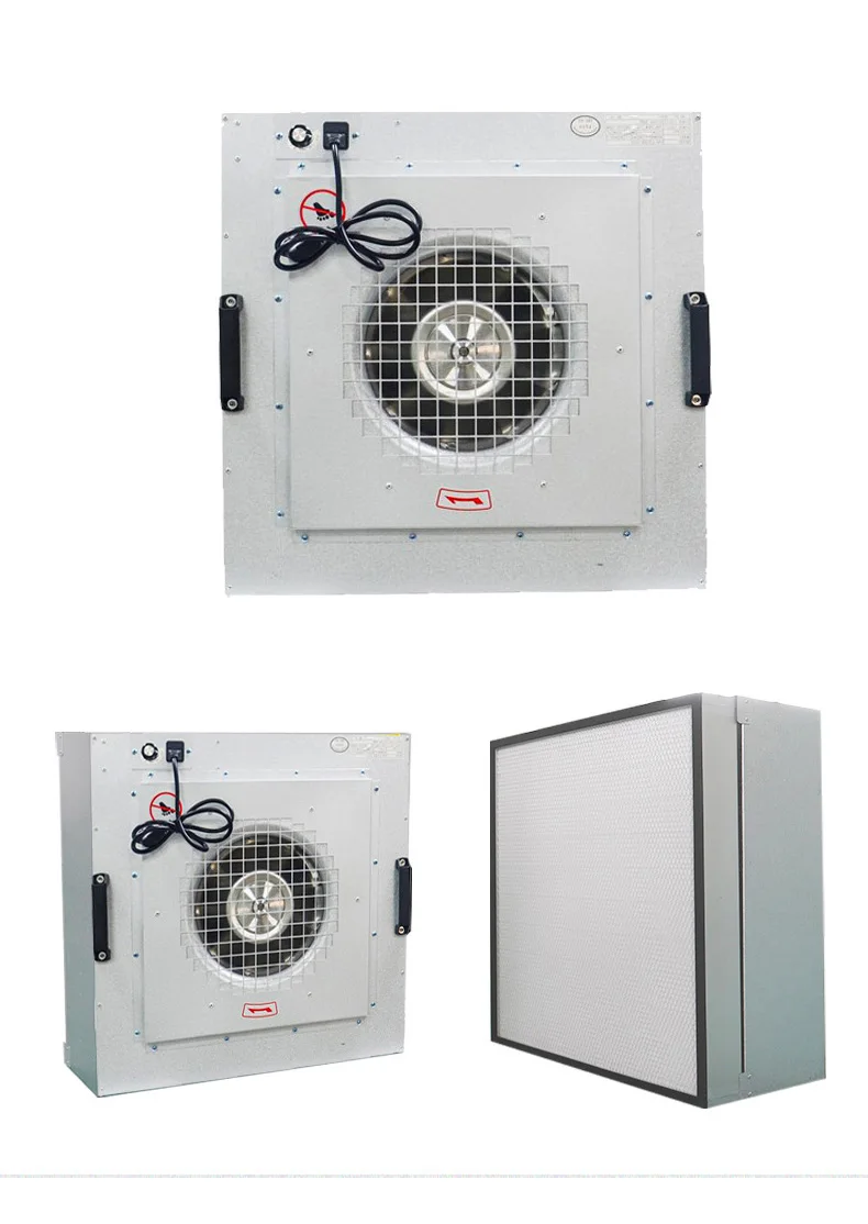 Air Cleaning Equipment Clean Room Air Purifier Laminar Flow Hood FFU Fan Filter Unit with HEPA Filter