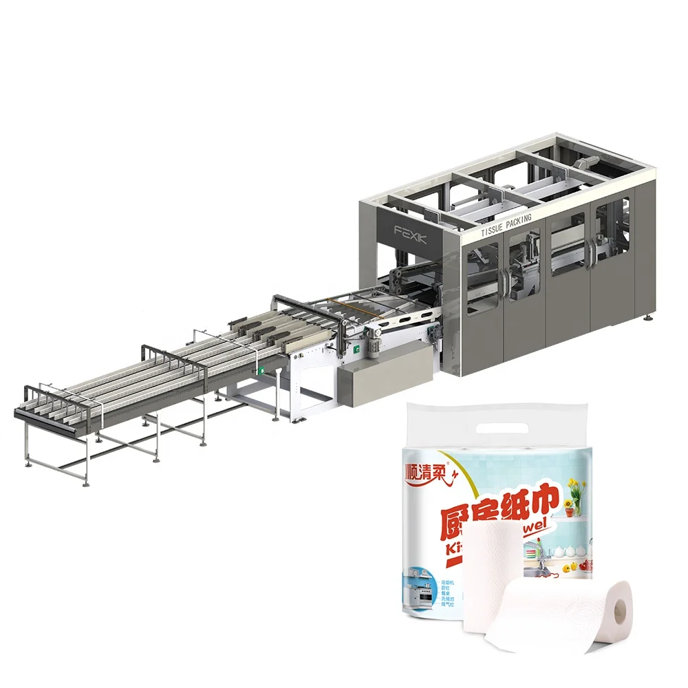Full Automatic Bundle Package Toilet Tissue Making Machine Production Line