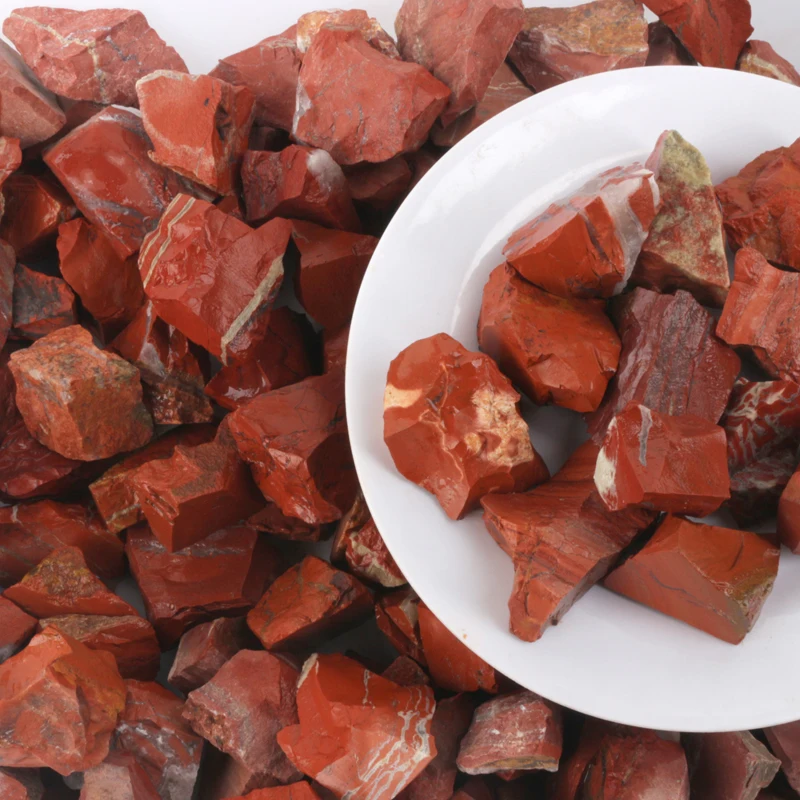Wholesale natural crystal  rough stone  red jasper raw stone for decoration