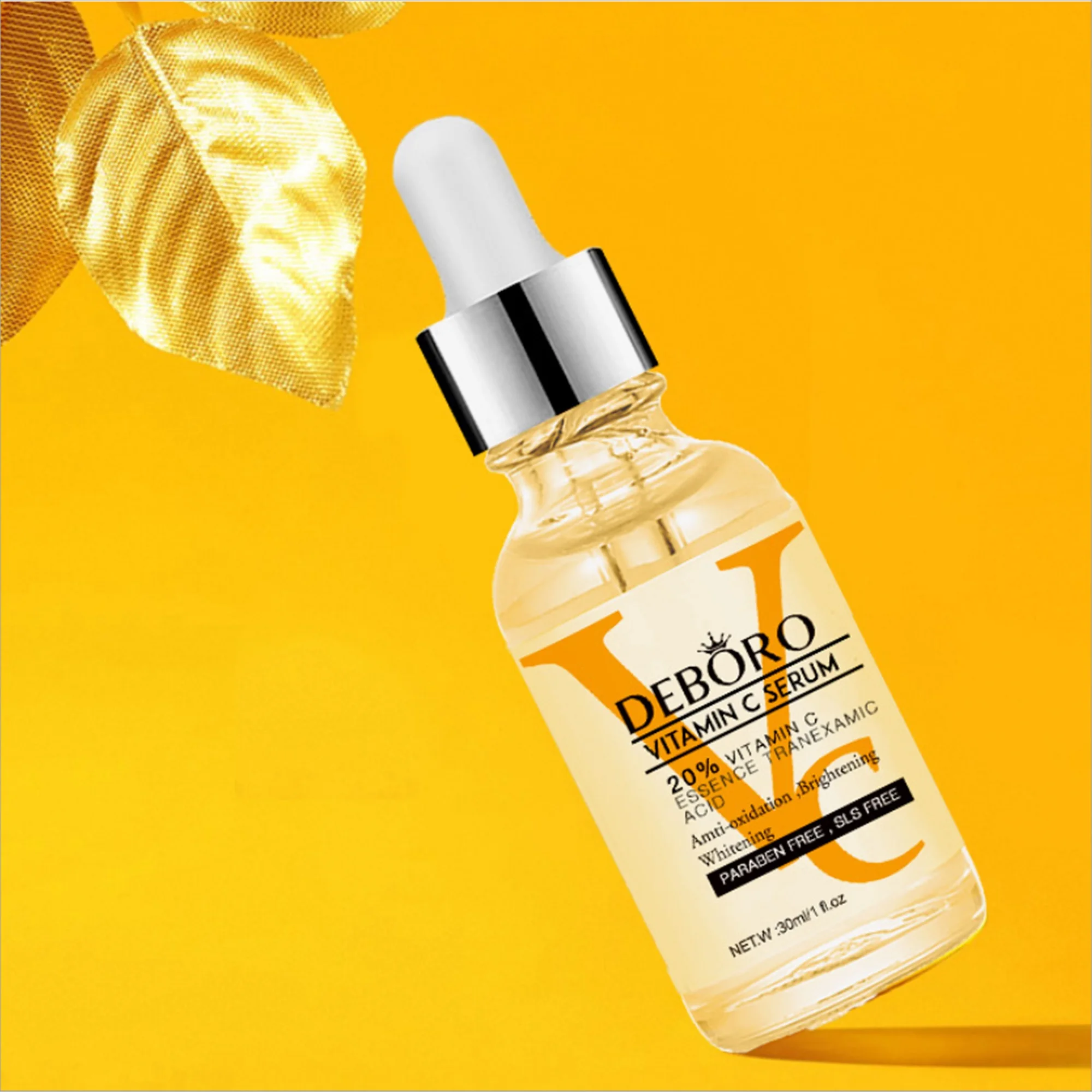 Deep moisturizing anti-aging firming hyaluronic acid vc essence 20% vitamin C serum tranexamic acid private label