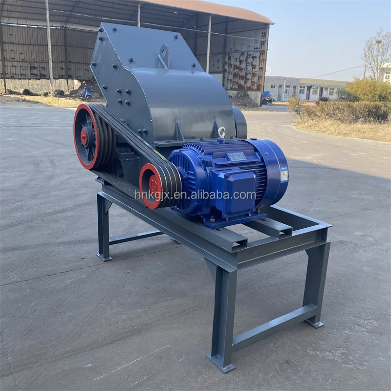 Large output PC600x600 motor hammer crusher Stone crusher Ore crusher