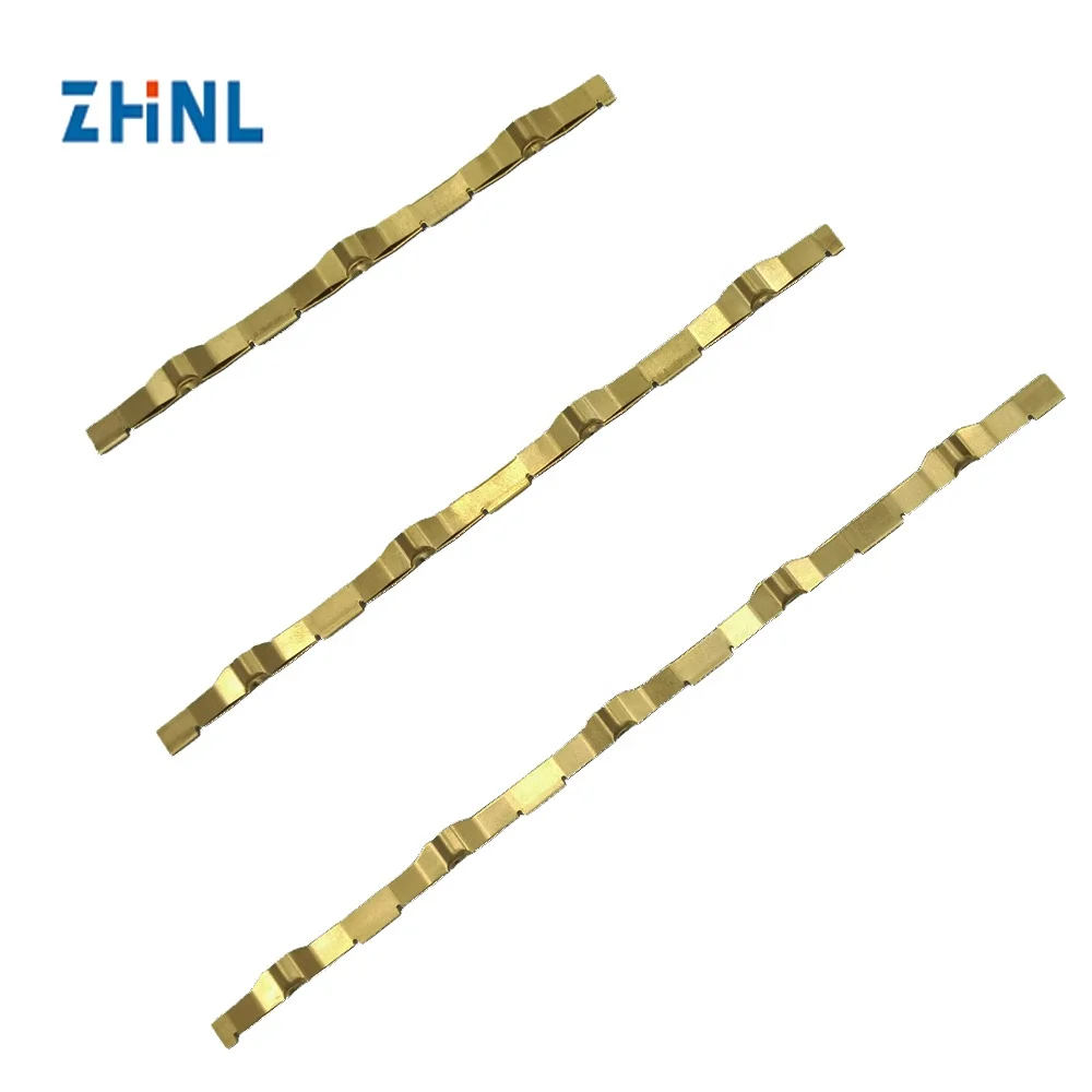 ZHNL Germany brass part of socket outlet extension earthing strip precision EU power socket brass electric stamping part