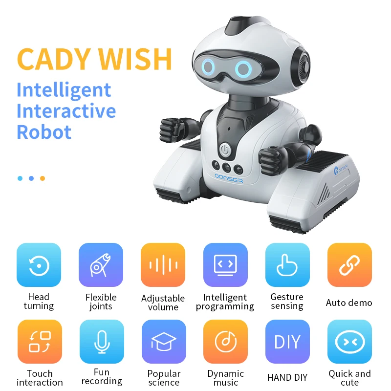 JJRC R22 детские игрушечные роботы интеллектуальные интерактивные умные игрушки
