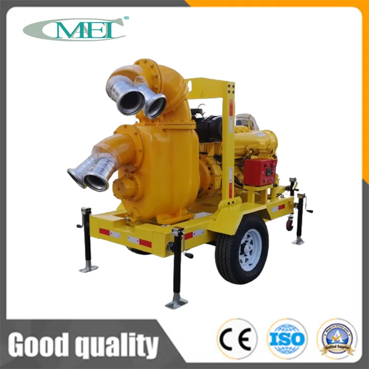 High Pressure Centrifugal Pump Mobile Pump Truck Flood Prevention, Flood Control and Drainage Trailer Pump