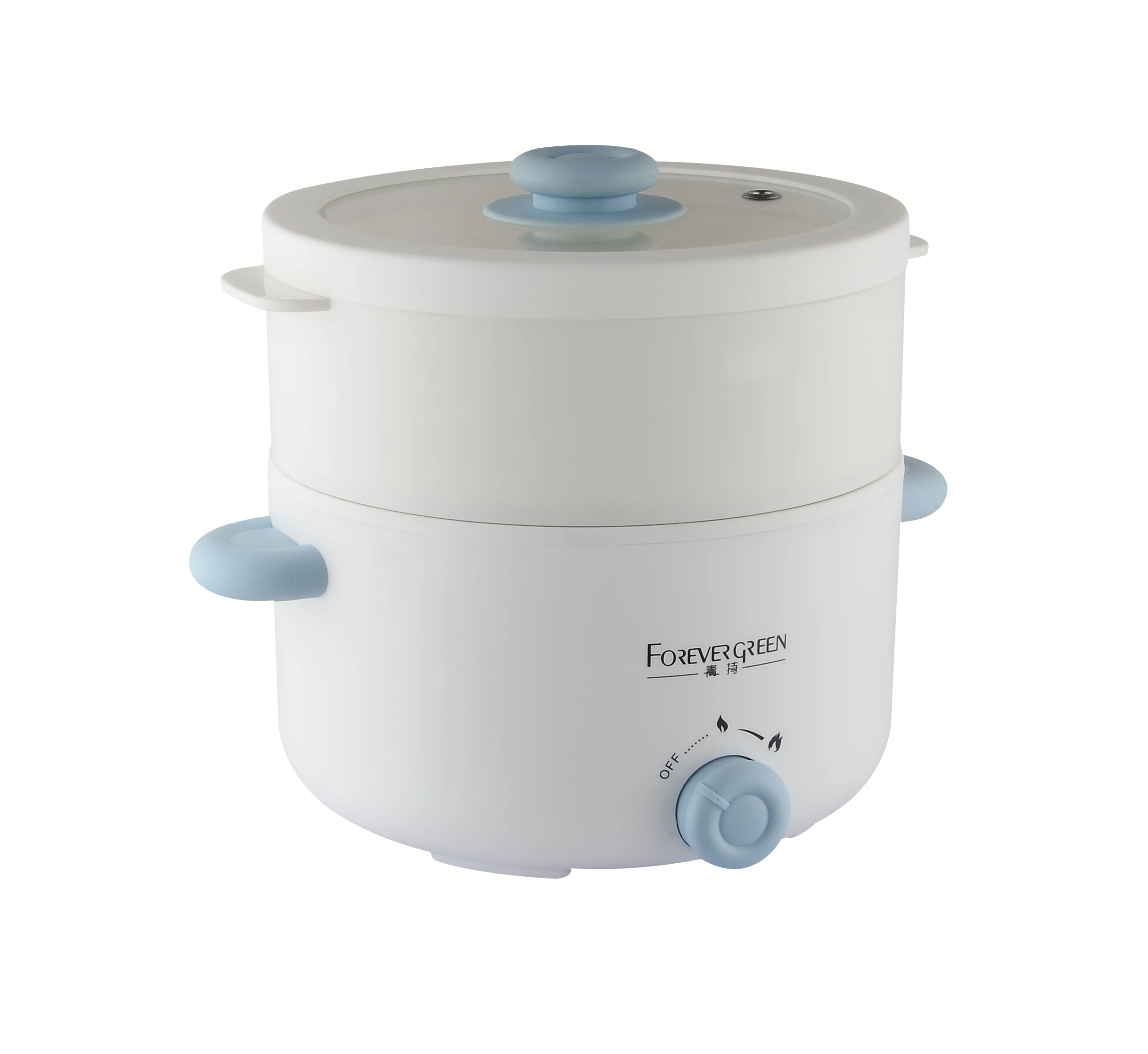 Electric Hot Pot Electric Cooker with Nonstick Coating Portable Multi-Function Travel Cooker for Shabu-Shabu, Soup, Pasta, Ramen