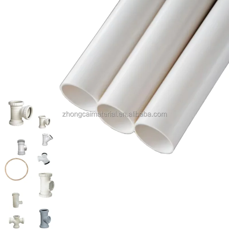 High Impact And Breakage Resistance Non-toxic UHMW-PE Dn Pipe Black AU Standard