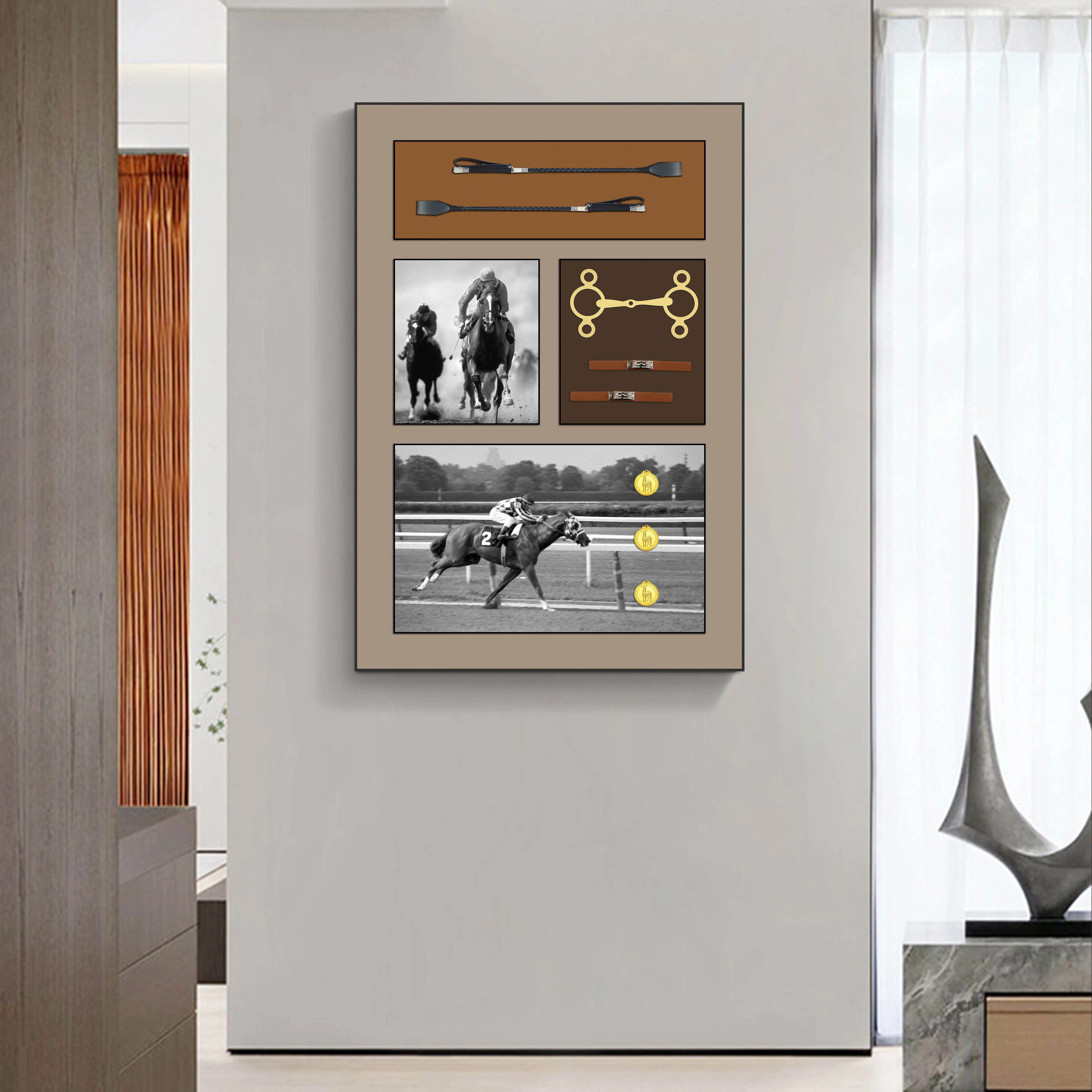 horse wall decoration  horse wall art  Abstract  porch decoration painting   Framed Wall Arts  hanging paintings