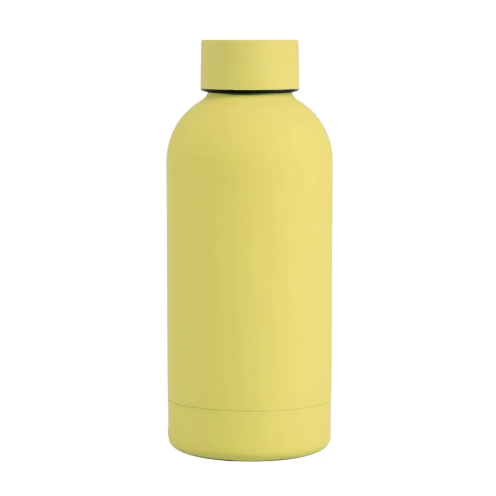 Oem China Cheap Rubber Paint Camping 350/500ml Double Walled Stainless Steel Vacuum Flask Insulated Sport Water Bottle