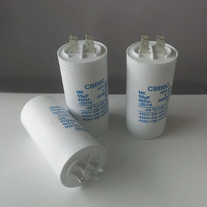 Water pump operating capacitor AC capacitor plug-in capacitor