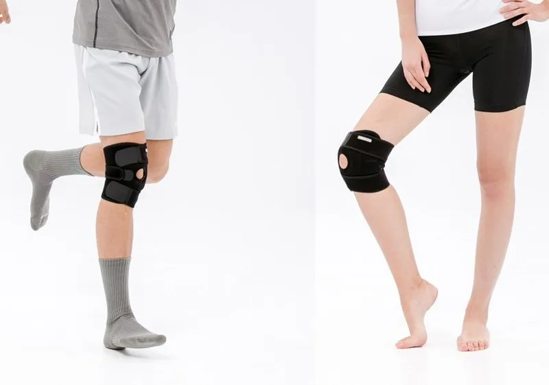 Fitness Sports Knee Compression Sleeve High Elastic bandage tape Adjustable Knee pads Protector Support PATELLA belt strap band