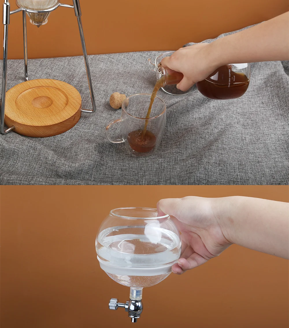 Новая капельная Кофеварка холодного приготовления для домашнего льда