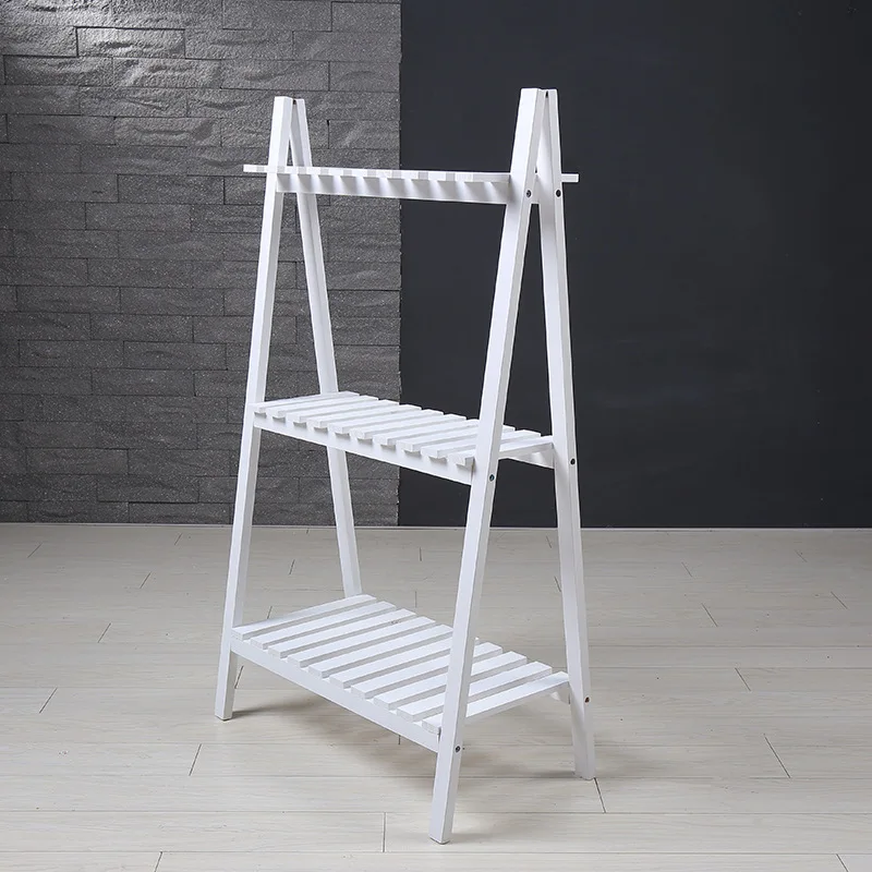 3-ярусная деревянная стойка для цветов