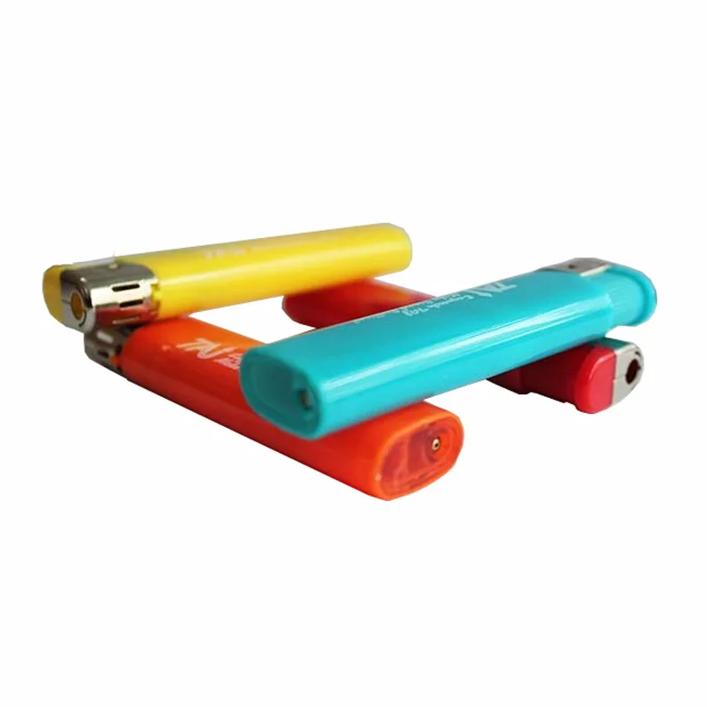 Electric Lighter Cigar Lighter Transparent Lighter Custom Wholesale Price Plastic Disposable Cigarettes Modern Flame OEM Logo