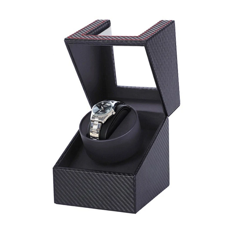 Travel 2020 custom oem new kubic luxury single gyro moto safe wood leather automatic watch case box winder