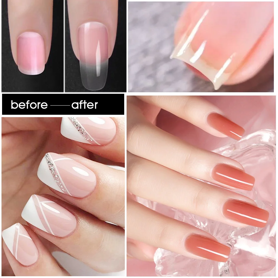 Лидер продаж, набор гелевых ногтей, оптовая продажа, набор инструментов для наращивания ногтей, 9/12 шт. комплектов для ногтей и лампа