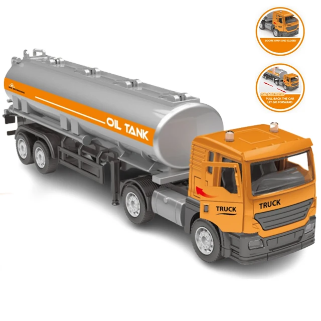 New And Popular Diecast Vehicle Toys Oil Tanker Truck Toy Diecast City Truck Toys For Children