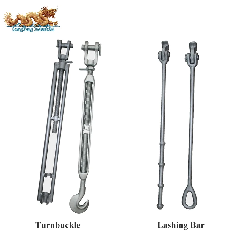 Container Lashing Equipment Turnbuckle Bar Hook Container Lashing Bar