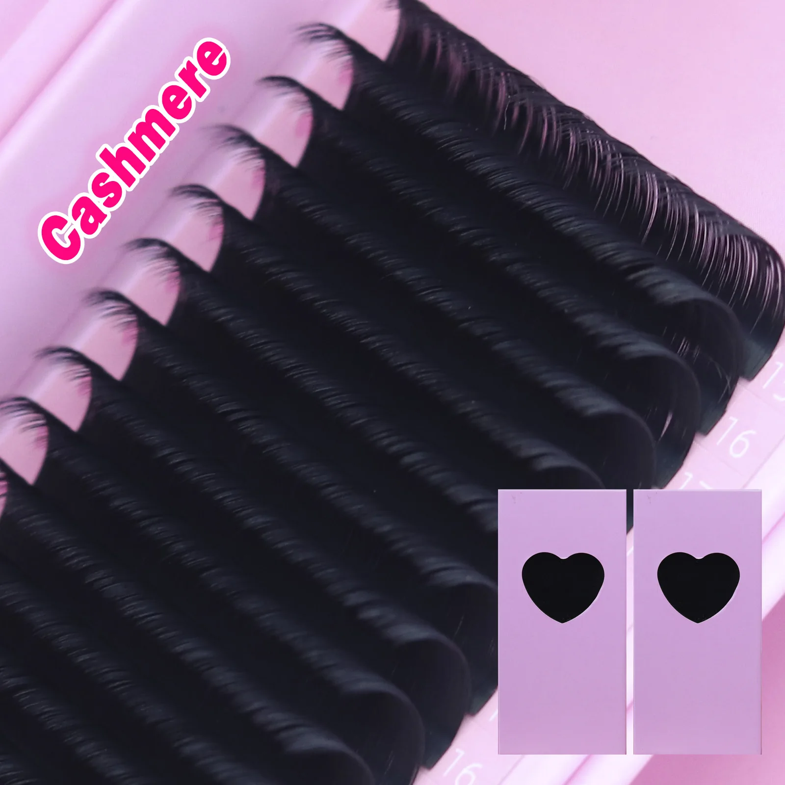 Allison Cashmere 0.07 Eyelash Extension Supplies Trays Lash Wholesale Custom Individual Volume Eyelash Extension
