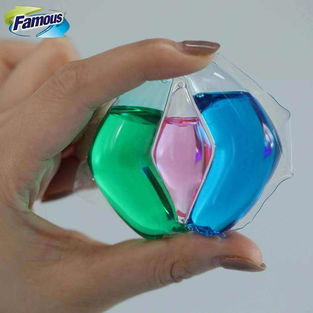 15g made in China laundry pods factory supplies cheaper price natural scents power soap washing laundry detergent pods
