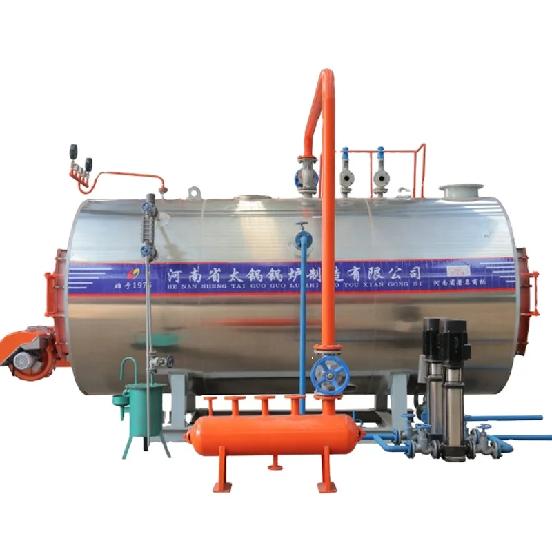 Производитель taiguo газойль lpg промышленный паровой котел для стерилизации почвы Fulton котел