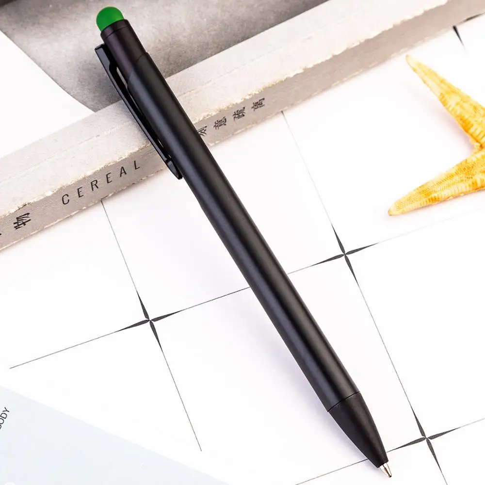 High Quality Colorful Touch Screen Pen Design Promotional Metal Logo Pen For Custom Logo Pen With Logo